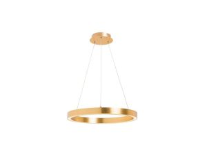 Lampa wisząca CARLO kolor złoty metal/tworzywo sztuczne, akryl, LED 3200 Lm 4000K IP20 PL200910-500-GD Zuma Line
