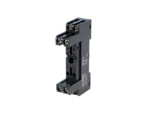 Podstawka PIN: 8 10A 300VAC na panel,na szynę DIN -40...70C GZS80 (BLACK)