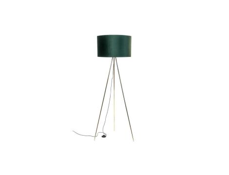 Lampa podłogowa INGA kolor zielony/złoty metal/tworzywo sztuczne, tkanina, E27 IP20 H06-GD-GR Zuma Line