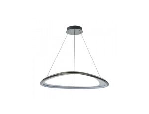Geometryczna lampa wisząca duża GETAFE kolor Czarny, zintegrowane źródło LED 57W 3000K - MD3888-1L-3BCT Zuma Line