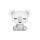 Lampa nocna KOALA kolor Szary, LED 3W 4000K - KDR-611-GR Zuma Line