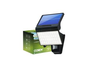 Naświetlacz Solarny Lampa Elewacyjna LED 6500K IP44 Czujnik Ruchu i Zmierzchu CORDY LUMILED