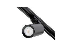 Reflektor Szynowy GU10 Czarny RITI Lampa do Szynoprzewodów Jednofazowych