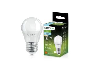Żarówka LED E27 P40 8W = 60W 806lm 6500K Zimna 180 LUMILED
