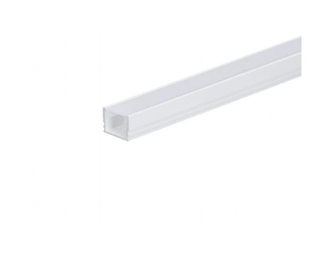 Profil led Standard 2m biały z osłoną mleczną MLF
