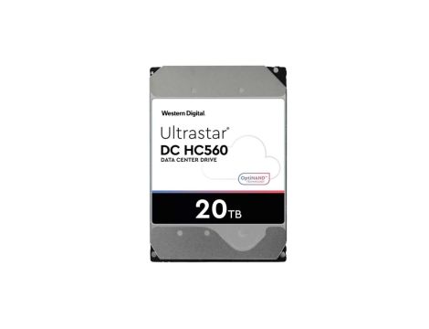 Dysk serwerowy HDD Western Digital Ultrastar DC HC560 WUH722020BLE6L4 (20 TB 3.5iquot SATA III)