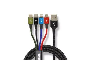 KABEL I-BOX USB 4W1 2XUSB-C, MICROUSB, LIGHTNING