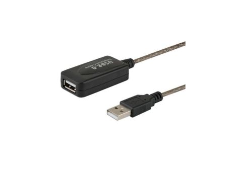 SAVIO PRZEDŁUŻKA PORTU USB AKTYWNA 10M USB AM – USB AF CL-130