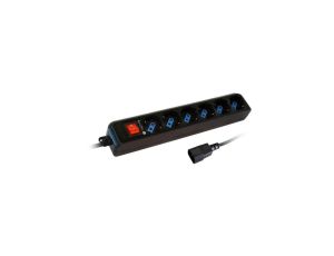 TECHLY LISTWA ZASILAJĄCA Z KABLEM DO UPS - 6 GNIAZ