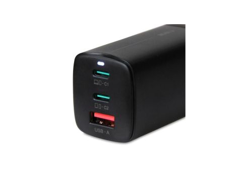 ŁADOWARKA SIECIOWA I-BOX C-65 GAN PD65W KABEL, CZARNA