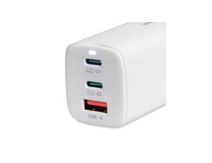 ŁADOWARKA SIECIOWA I-BOX C-65 GAN PD65W KABEL, BIAŁA