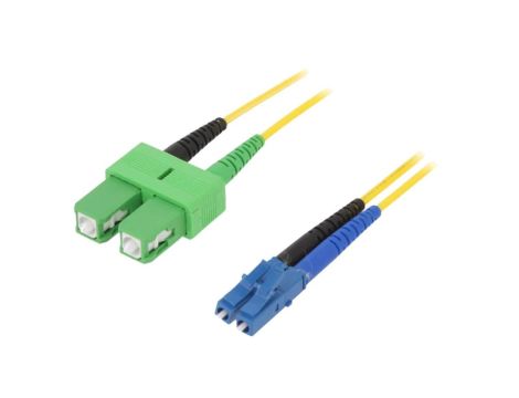 Patch cord światłowodowy OS2 LC/UPC,SC/APC 2m LSZH żółty 29039902