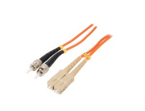 CFO-STSC-OM2-1M Patch cord światłowodowy OM2 SC/UPC,ST/UPC 1m pomarańczowy