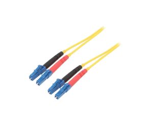 Patch cord światłowodowy LC/UPC,z obu stron 1m żółty Gold G-LC-LC-S-001.0-DX-D-18-Y