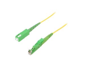 Patch cord światłowodowy E2/APC,SC/APC 4m Światłowód: 9/125um G-SCA-E2A-S-004.0-SX-D-18-Y
