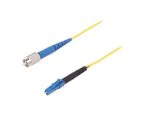Patch cord światłowodowy FC/UPC,LC/UPC 5m Światłowód: 9/125um G-LC-FC-S-005.0-SX-D-18-Y