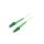 LCA-LCA/OS2-050WH Patch cord światłowodowy OS2 LC/APC,z obu stron 5m LSZH
