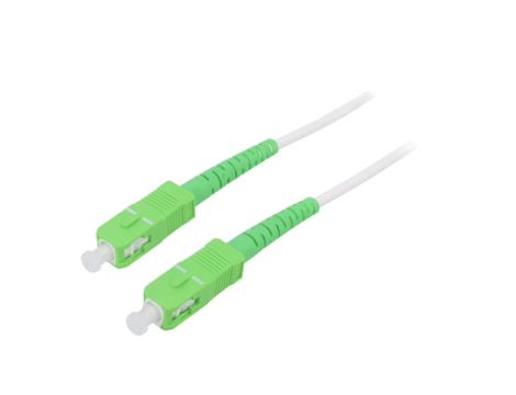 SCA-SCA/OS2-300WH Patch cord światłowodowy OS2 SC/APC,z obu stron 30m LSZH