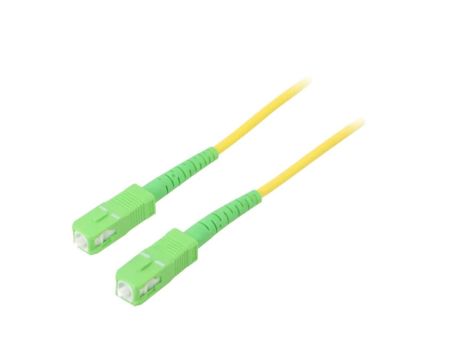 SCA-SCA/OS2-020YL Patch cord światłowodowy OS2 SC/APC,z obu stron 2m LSZH