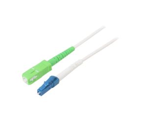SCA-LCU/OS2-200WH Patch cord światłowodowy OS2 LC/UPC,SC/APC 20m LSZH biały