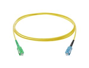 Patch cord światłowodowy SC/APC,SC/UPC 2m Światłowód: 9/125um G-SCA-SC-S-002.0-SX-D-18-Y