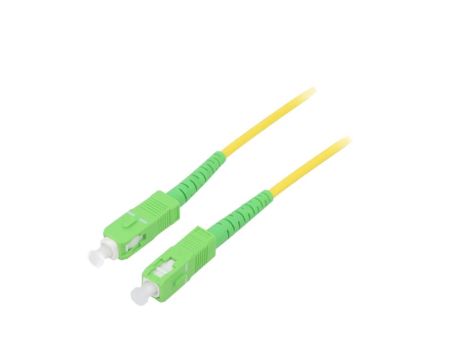 SCA-SCA/OS2-200YL Patch cord światłowodowy OS2 SC/APC,z obu stron 20m LSZH
