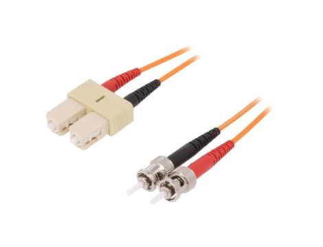 Patch cord światłowodowy OM2 SC/UPC,ST/UPC 2m LSZH 29021202