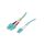 FP3LS00 Patch cord światłowodowy OM3 LC/UPC,SC/UPC 0,5m LSZH