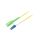 SCA-LCU/OS2-250YL Patch cord światłowodowy OS2 LC/UPC,SC/APC 25m LSZH żółty