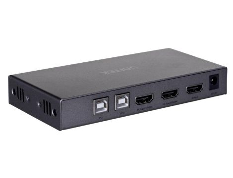 UNITEK PRZEŁĄCZNIK KVM 4K HDMI 2.0,2-IN,1-OUT +USB