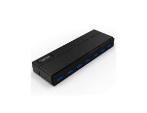 Adapter Unitek Y-3184 HUB 7xUSB 3.0 z zasilaczem i BC 1.2