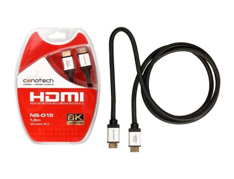 Kabel HDMI Conotech NS-015 8K ver. 2.1 - 1,5m