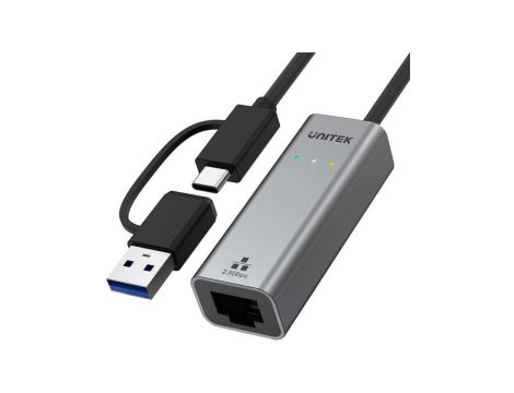 Adapter Unitek U1313C USB-A/C na RJ45 2.5G Ethernet