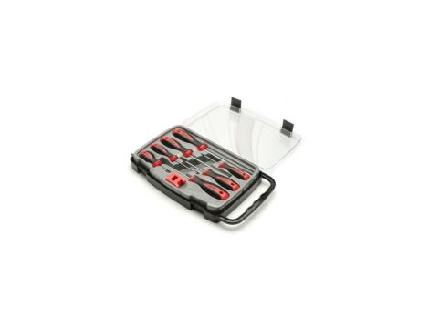 Zestaw wkrętaków 8 szt. płaskie 6x150 5x125 3x75 PH 0, 1, 2 + krótki PH2x38 + magnetyzer