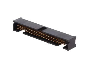 Gniazdo IDC męskie -PIN 40 proste THT złocony 2,54mm czarny 5103308-8