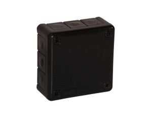 Puszka natynkowa pusta 12 wlotów VIPLAST VP-41 CZARNA IP55 98x98x42mm 041-05