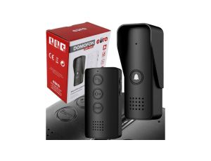 Domofon EURA ADP-09A3 czarny, głośnomówiący