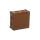 Puszka natynkowa pusta 8 wlotów VIPLAST VP-42 BRĄZOWA IP55 98x98x42mm 042-02