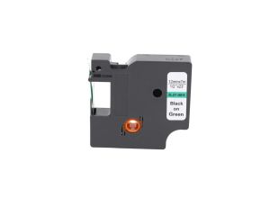 Taśma D1 45019 do drukarki DYMO 12mm 7m zielona taśma czarny nadruk