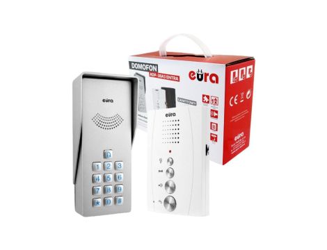 Domofon EURA ADP-38A3 ENTRA bialy
