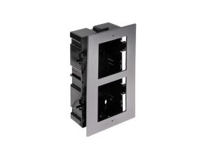 Ramka z puszką do montażu podtynkowego 2-modułowa HIKVISION DS-KD-ACF2/Plastic