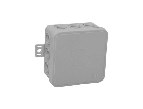 Puszka natynkowa pusta 12 wlotów VIPLAST V5 klik SZARA IP54 75x75x41mm 035-03