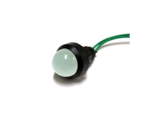 Lampka LED zielona 230V AC/DC (klosz 20mm)