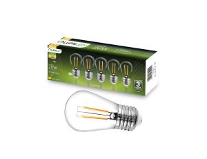 5-PAK Żarówka LED E27 ST14 2W = 20W 3000K Ciepła 220lm Filament do Girlandy LUMILED