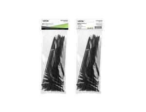 Opaski zaciskowe 3,5mm / 200mm czarne 100 szt. VOZ-35200B Vayox
