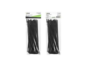Opaski zaciskowe 2,5mm / 200mm czarne 100 szt. VOZ-25200B Vayox