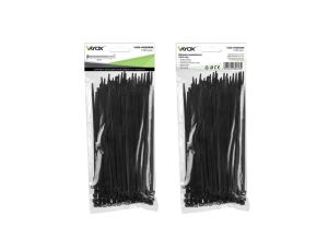 Opaski zaciskowe 4,5mm / 200mm czarne 100 szt. VOZ-45200B Vayox