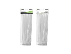 Opaski zaciskowe 4,5mm / 350mm białe 100 szt. VOZ-45350W Vayox