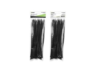 Opaski zaciskowe 3,5mm / 250mm czarne 100 szt. VOZ-35250B Vayox