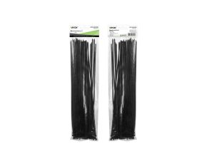 Opaski zaciskowe 4,8mm / 400mm czarne 100 szt. VOZ-48400B Vayox